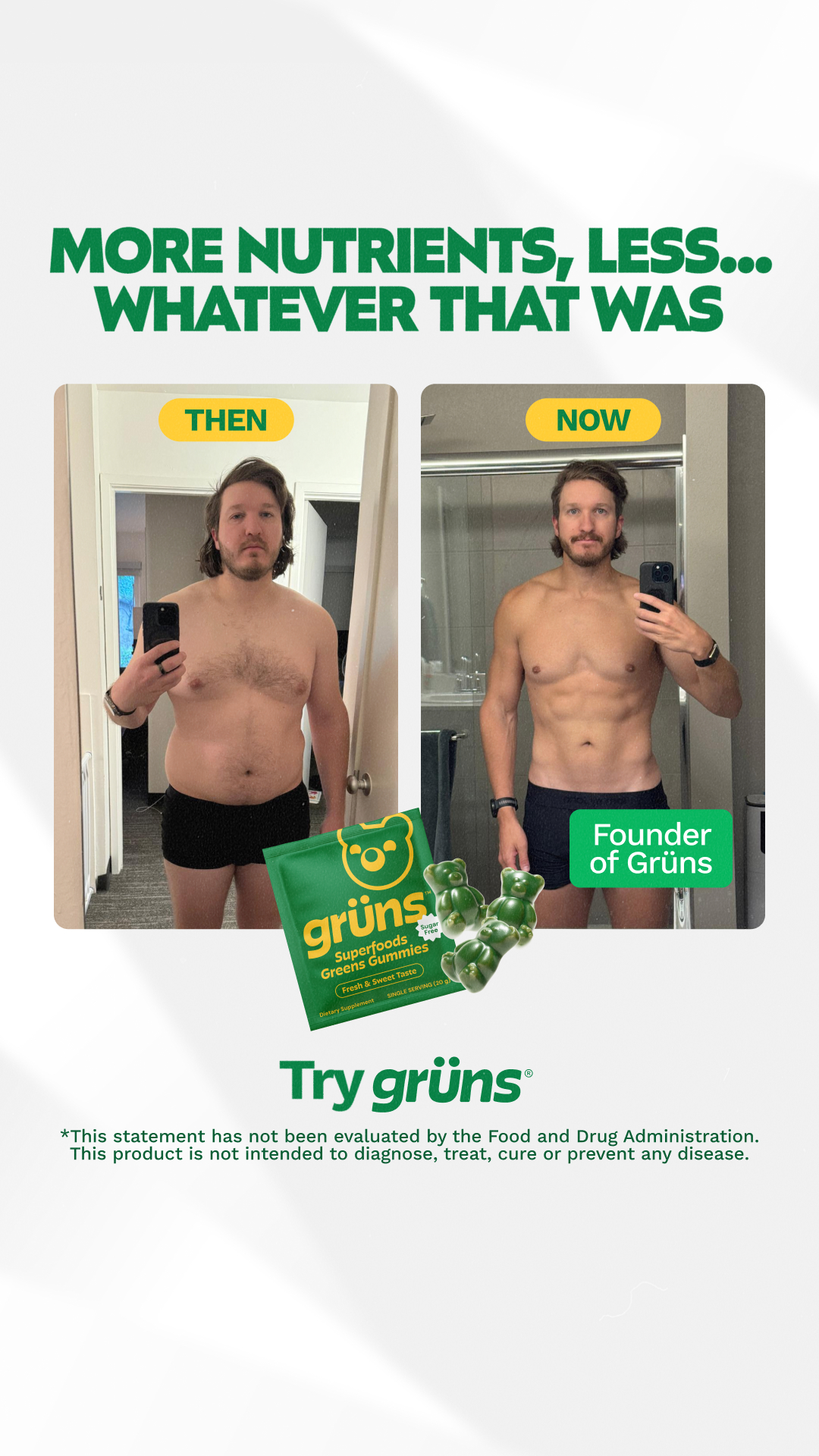Grüns Facebook ad