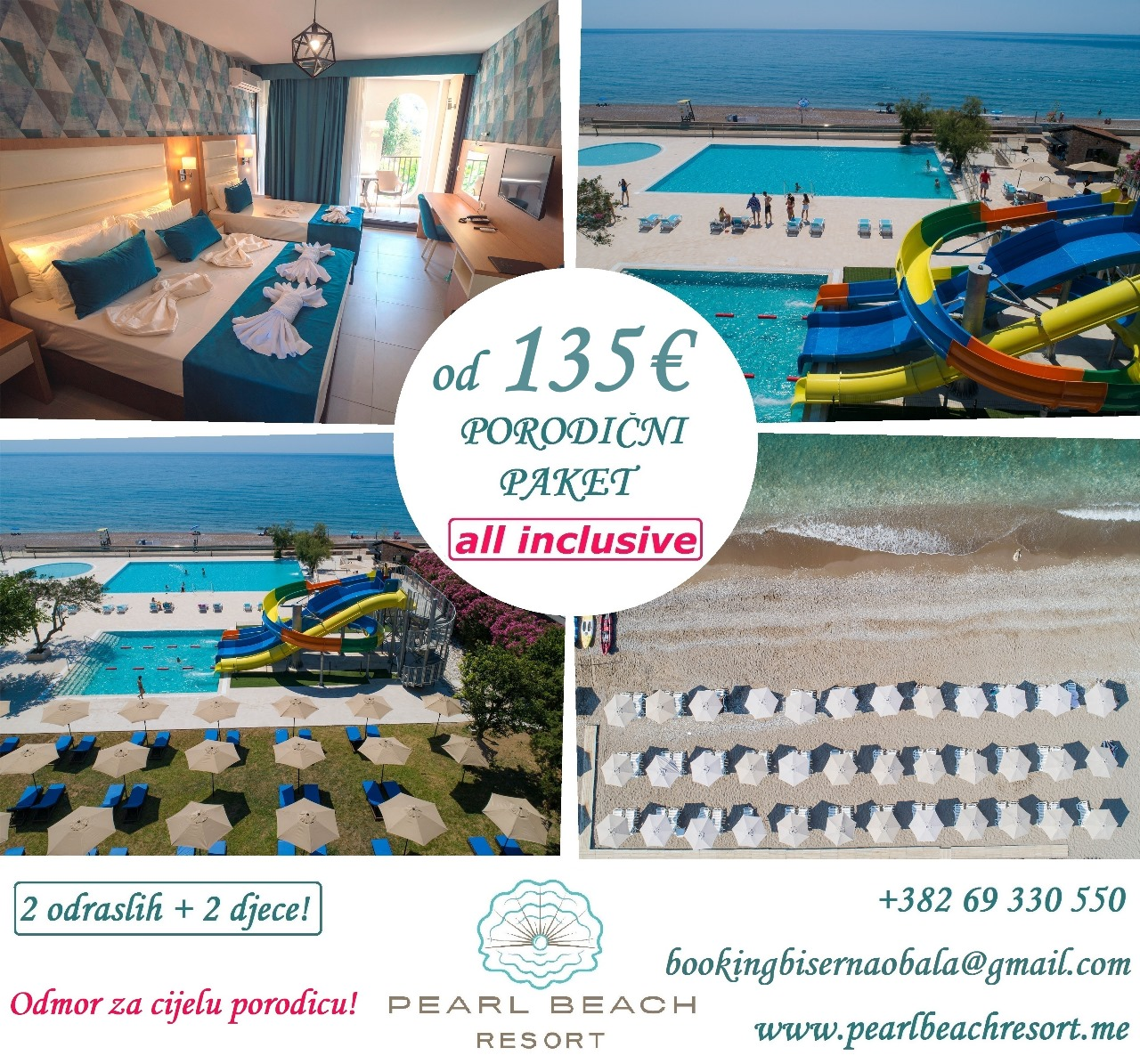 Pearl Beach Resort Facebook ad: SPECIJALNA PONUDA