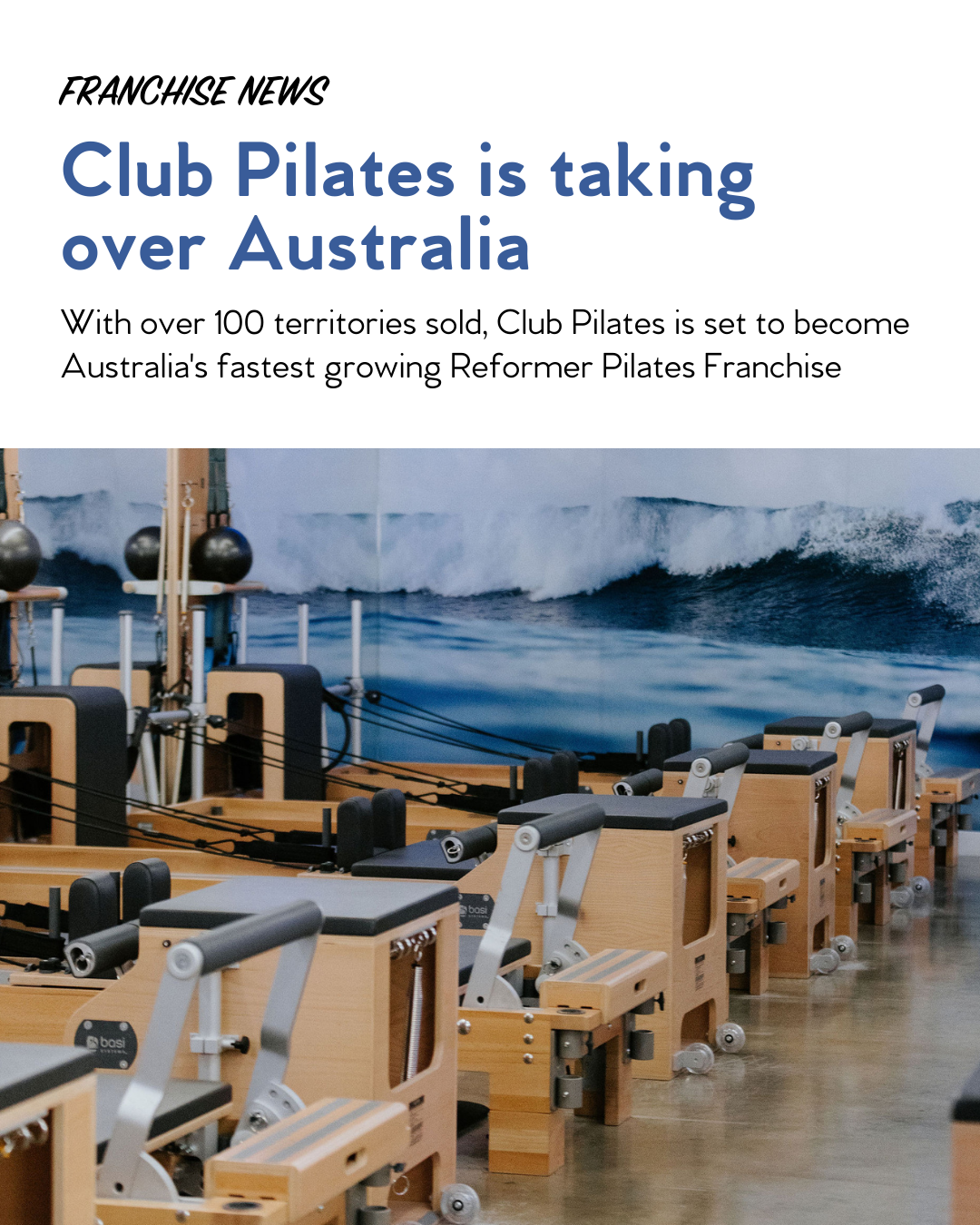 Club Pilates Australia Facebook ad