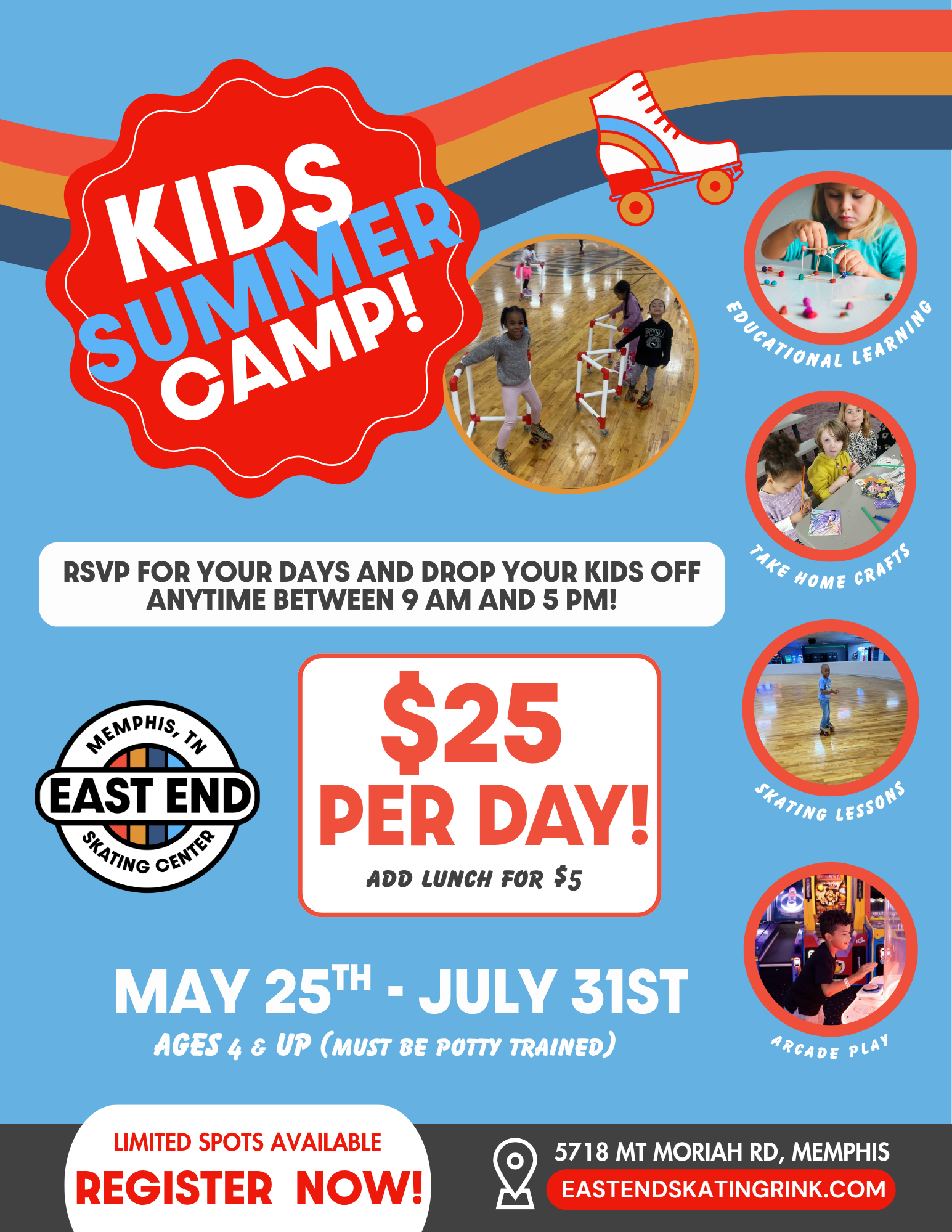 East End Skating Center Facebook ad