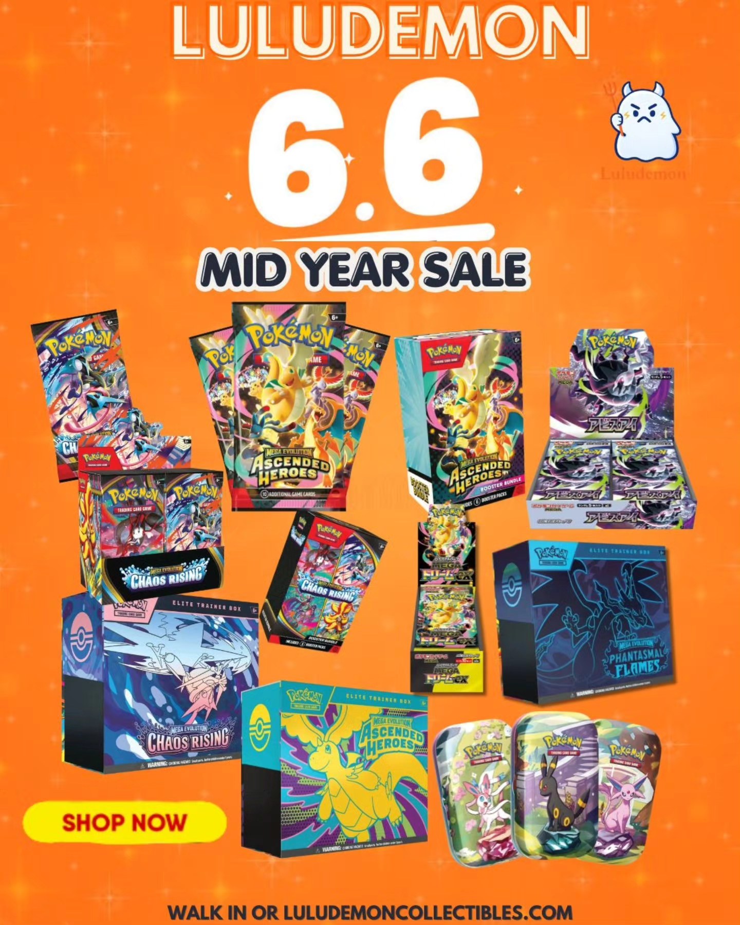 Luludemon Collectibles Facebook ad: 6.6 LULUDEMON MID YEAR SALE STARTS NOW!