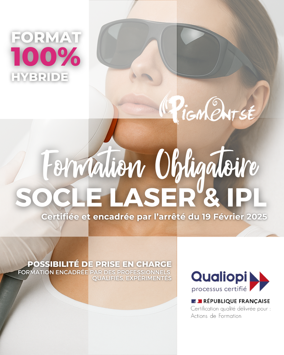 Centre de formation Pigmentsé Facebook ad: Formation Socle Laser & IPL