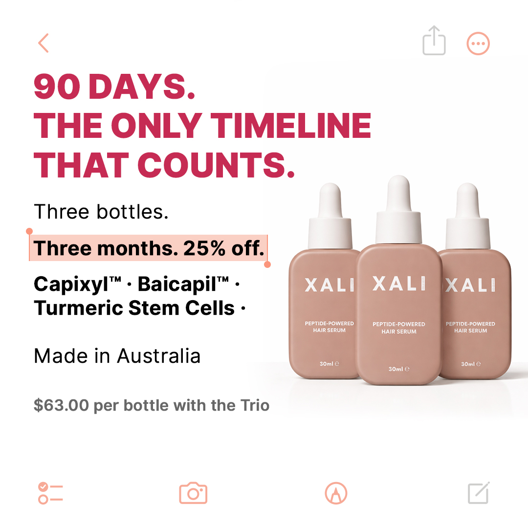 Xali Organics Facebook ad