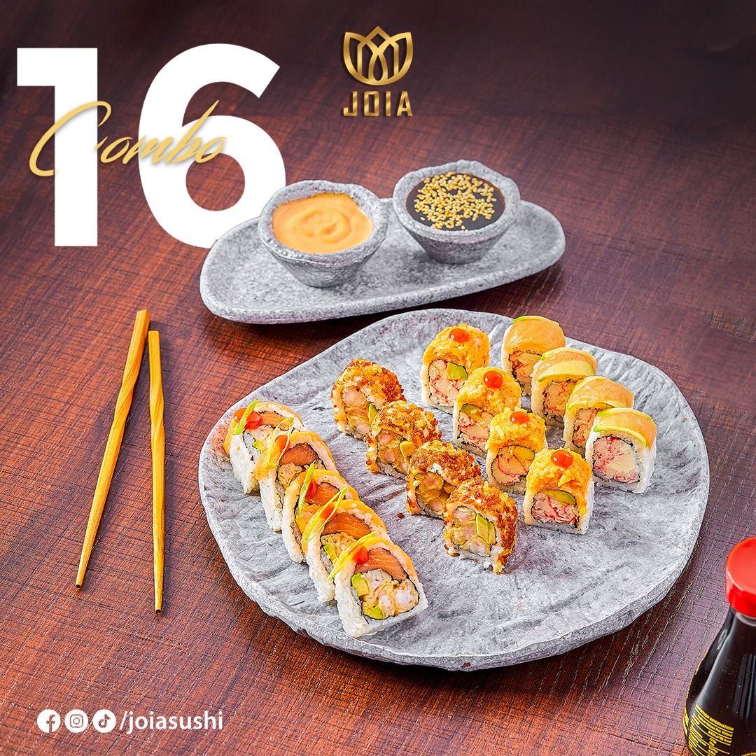 JOIA SUSHI Facebook ad: Sushi cravings is calling, Joia have the answer