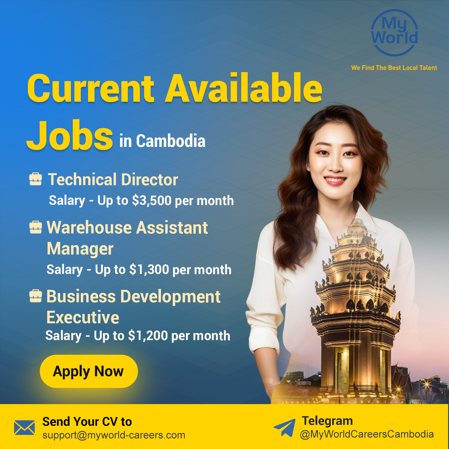 MyWorld Careers Cambodia Facebook ad