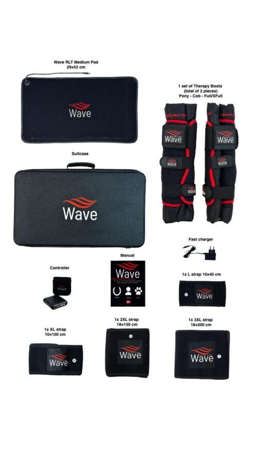 Cavaleros Denmark Facebook ad: Speed Up Recovery with WAVE RLT G2 Light Therapy!