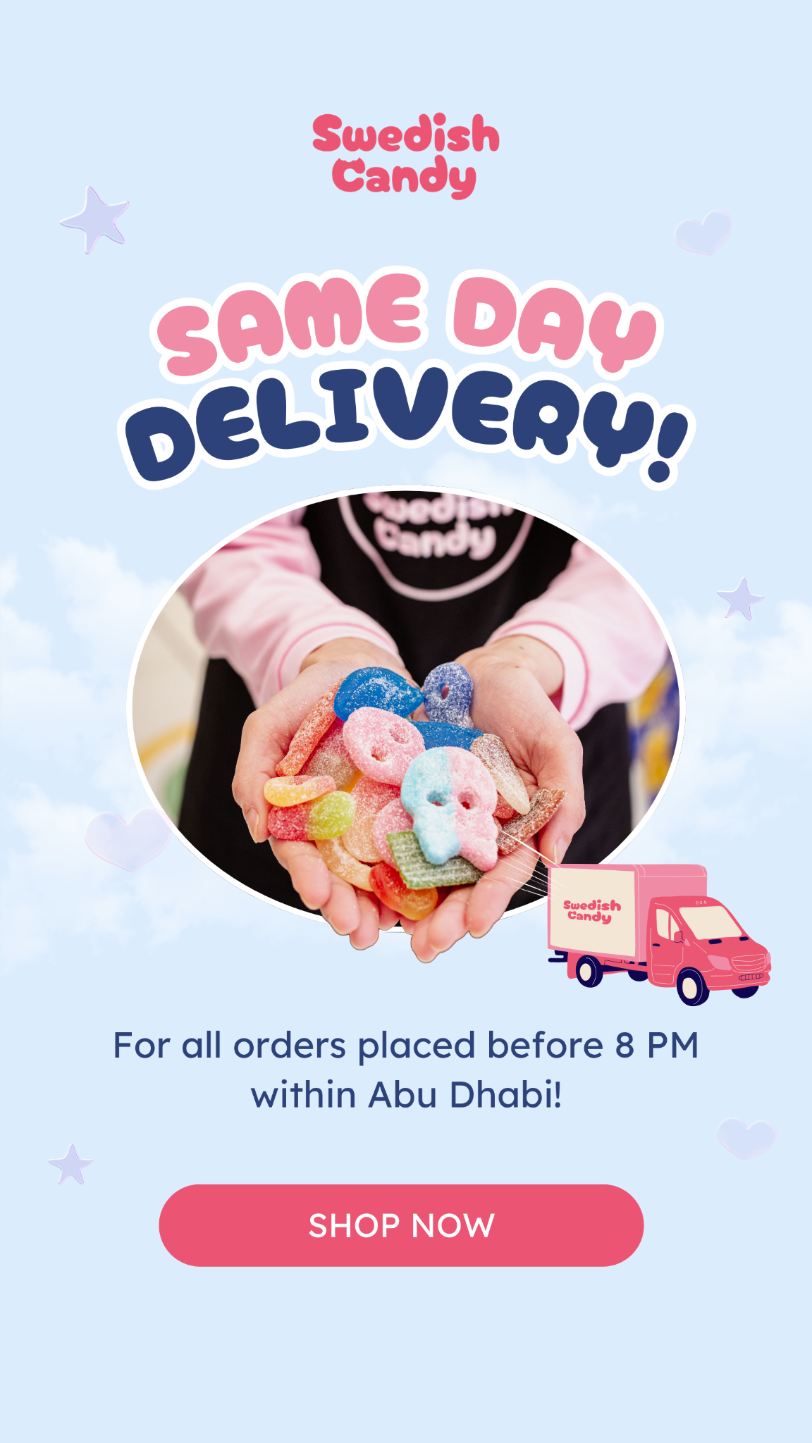 Swedish Candy UAE Facebook ad