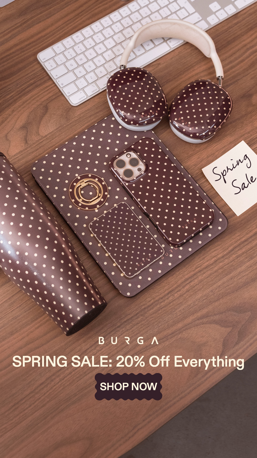 BURGA Facebook ad
