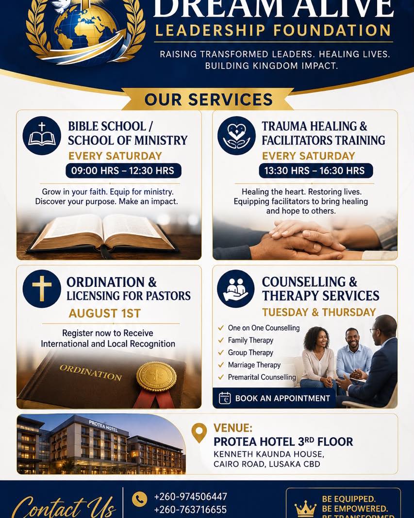 Dream Alive Leadership University Facebook ad: DREAM ALIVE LEADERSHIP FOUNDATION