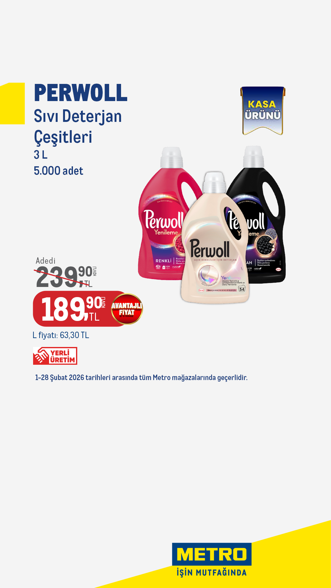 Metro Türkiye Facebook ad: Kişisel bakımda özen, temizlikte kalite Metro mağazalarında!