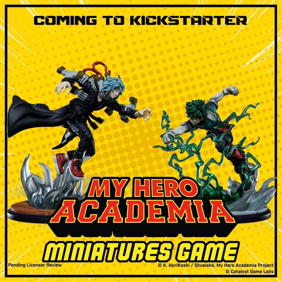 My Hero Academia: Miniatures Game Facebook ad: Get Ready for My Hero Academia Miniatures Game