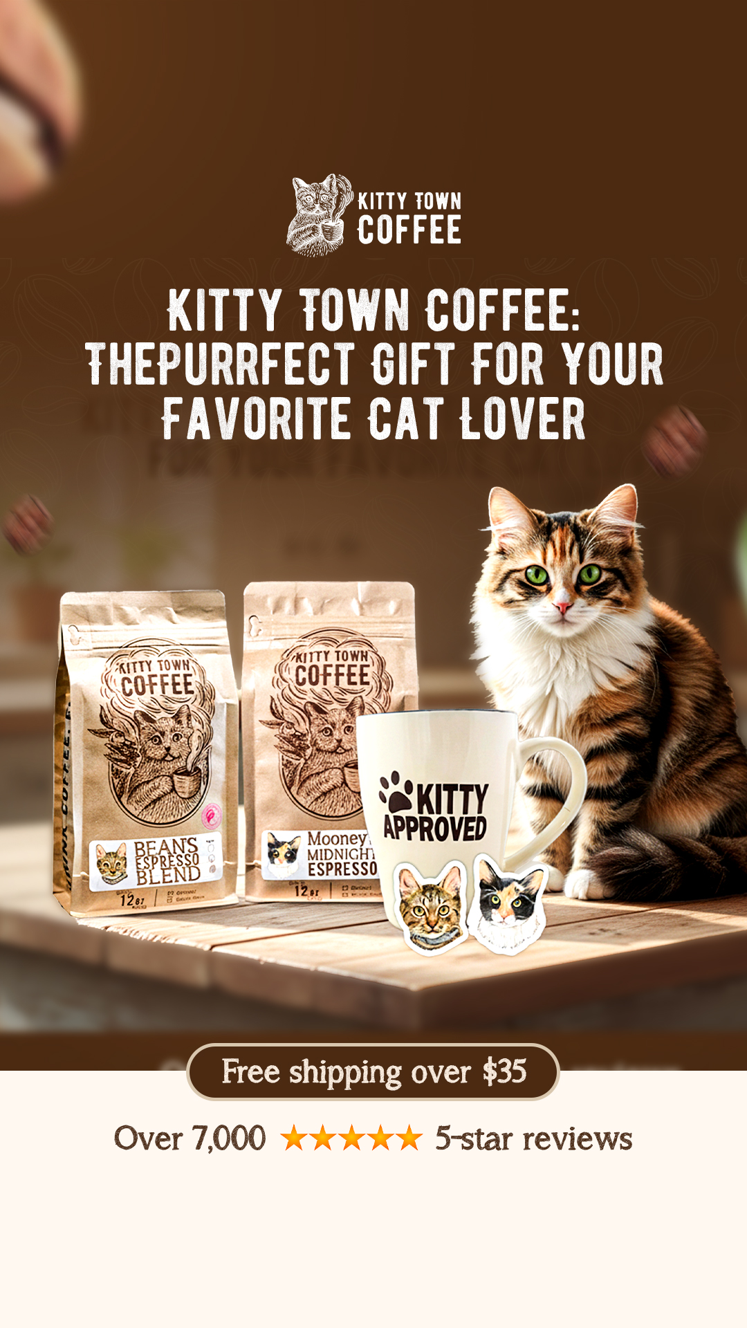 Kitty Town Coffee Facebook ad
