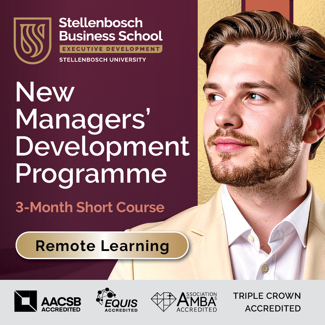 Stellenbosch Business School Executive Development Facebook ad