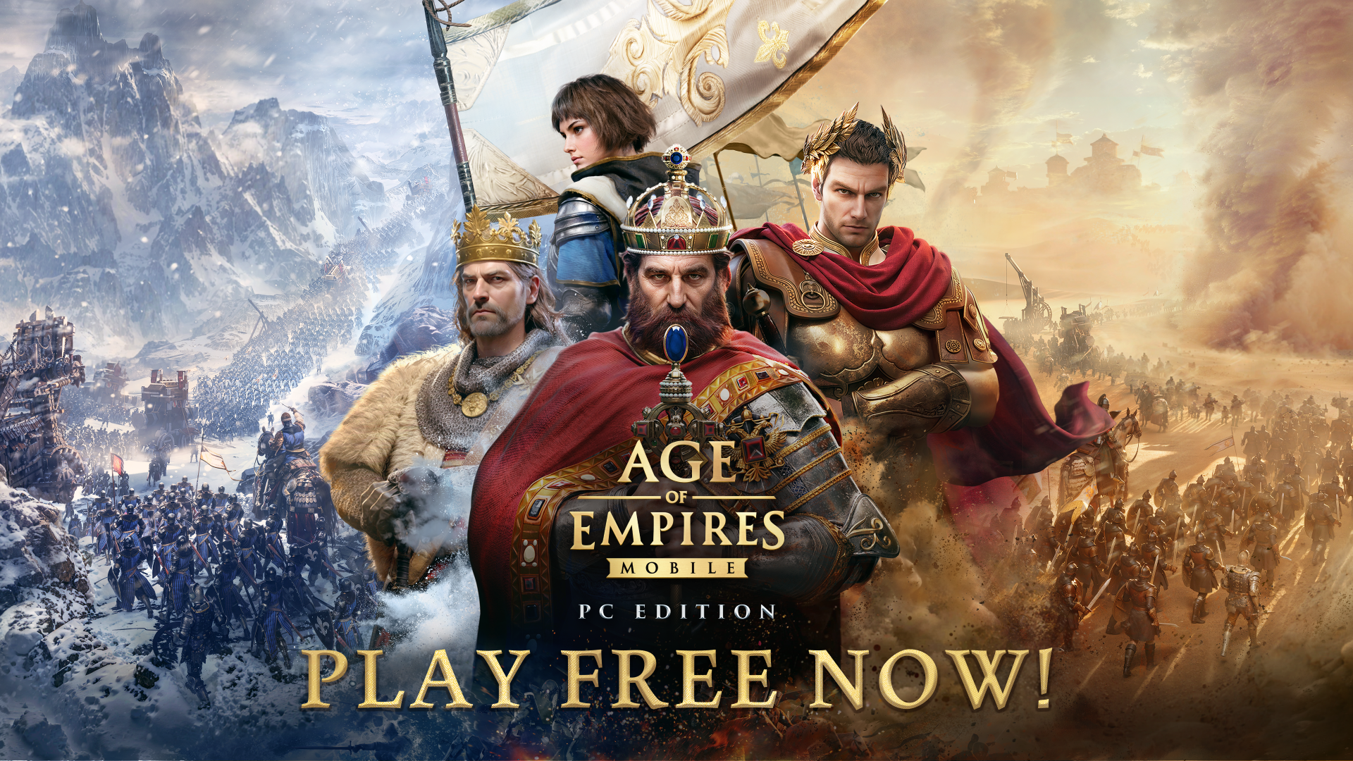 Age of Empires Mobile Facebook ad: Play Free Now!