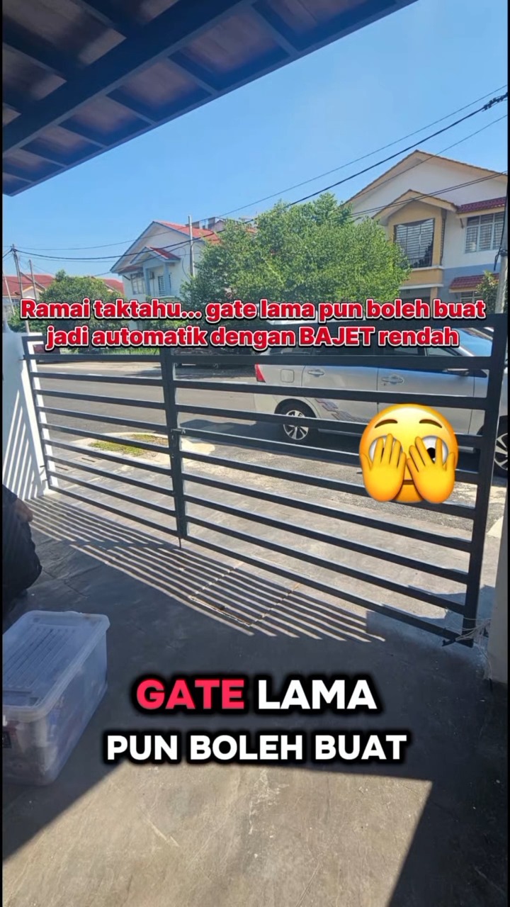 Sky AutoGate Automation Malaysia Facebook ad: Gate lama pun boleh pasang autogate.