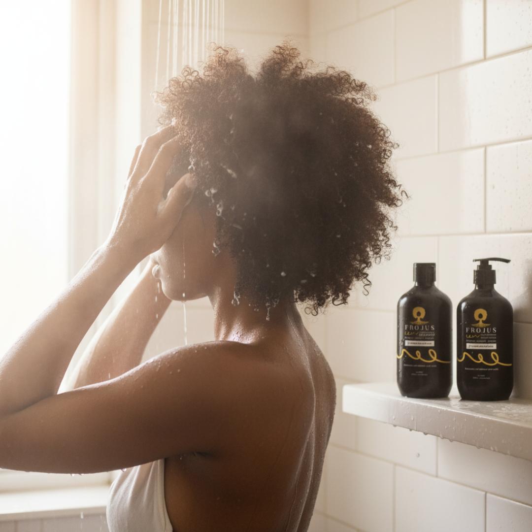 Frojus - Curly Hair Products Facebook ad: Your best curls start here.