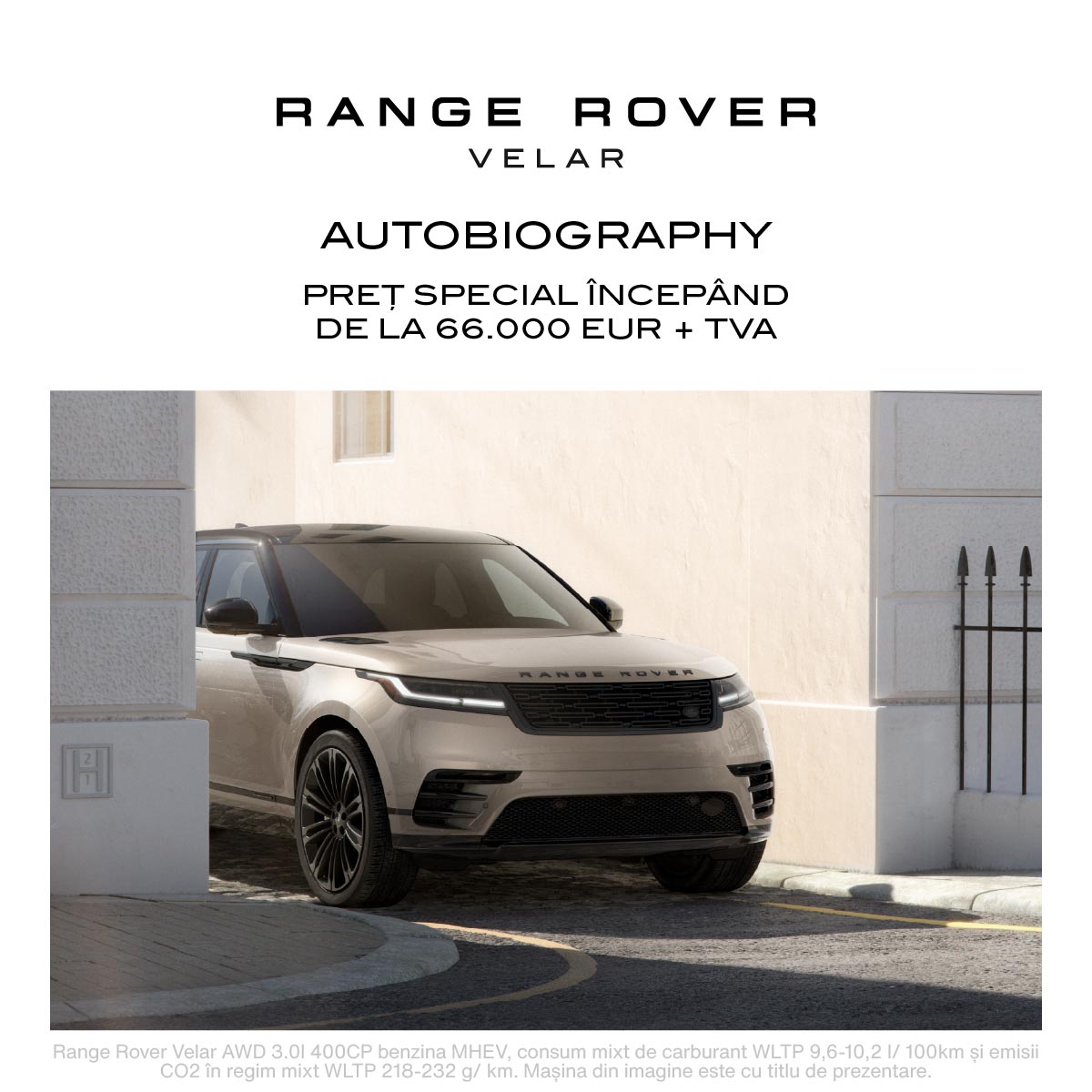 Range Rover Facebook ad