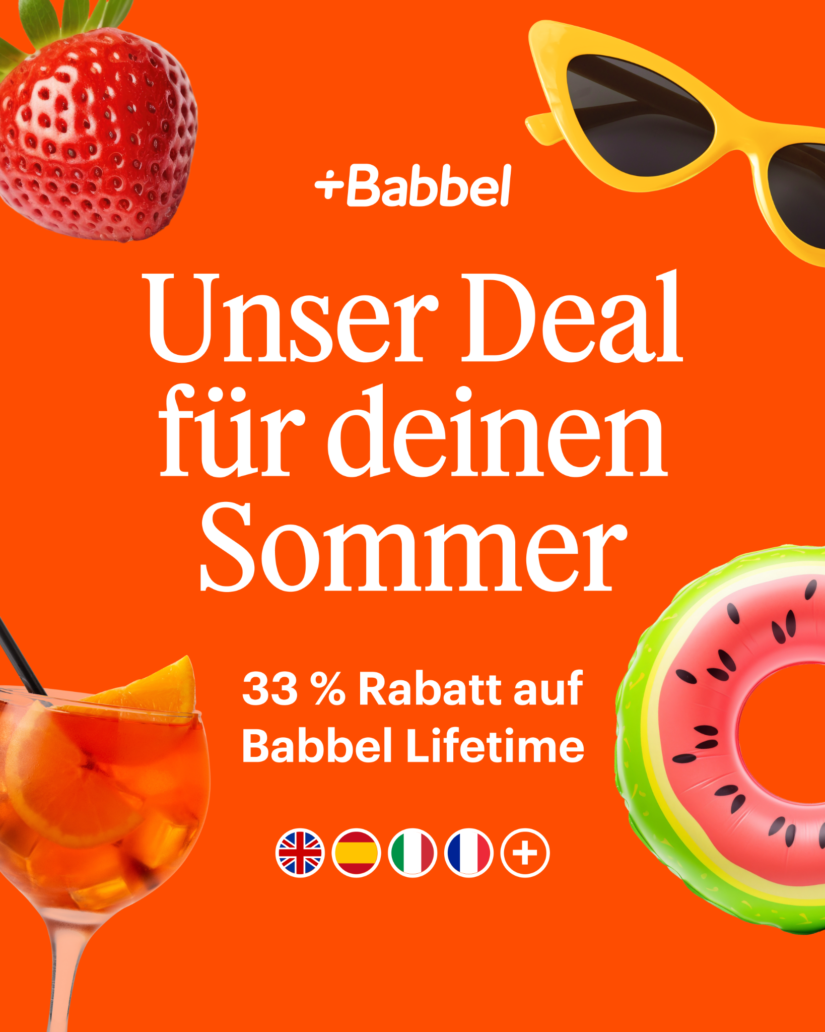 Babbel Facebook ad