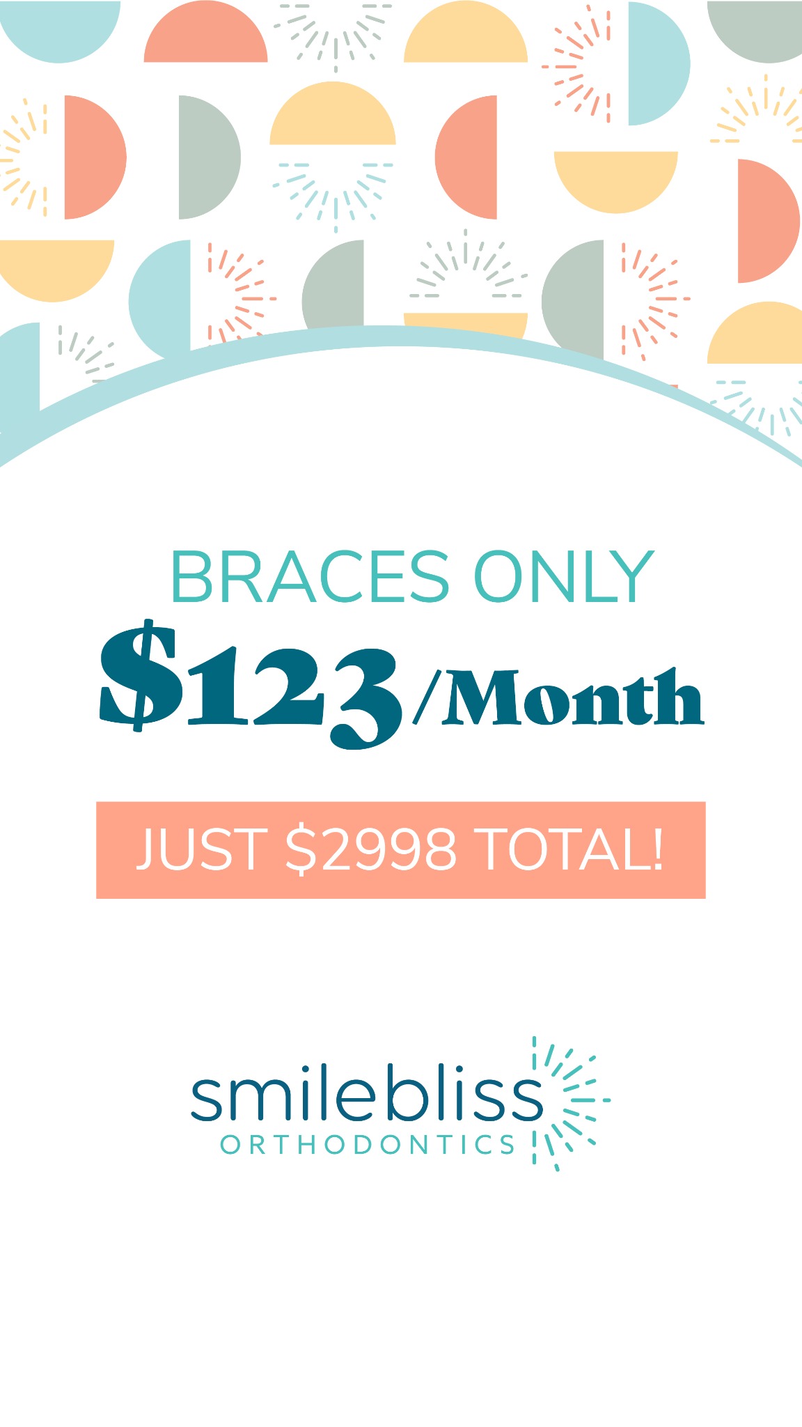 Smilebliss Orthodontics Facebook ad