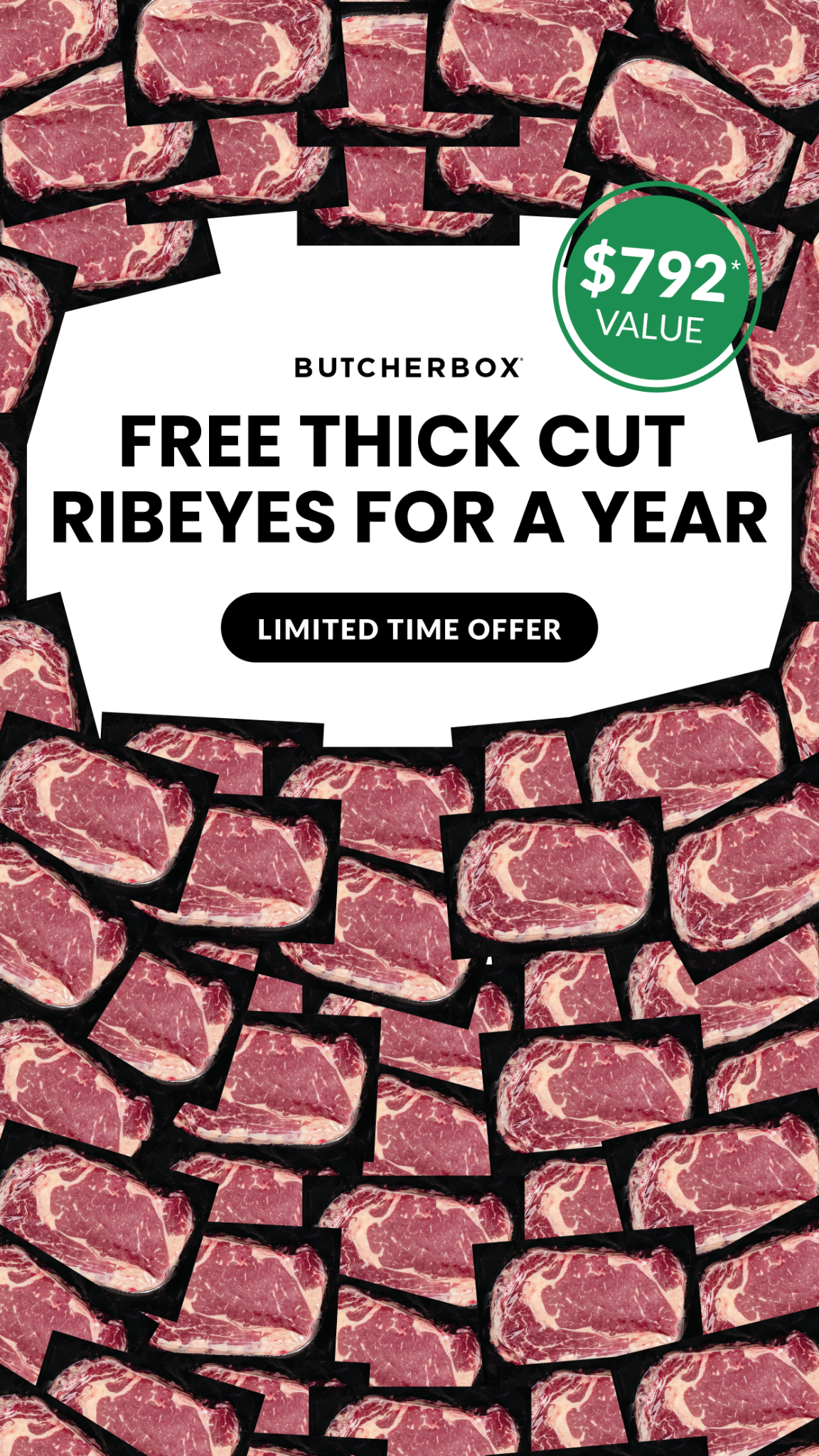ButcherBox Facebook ad
