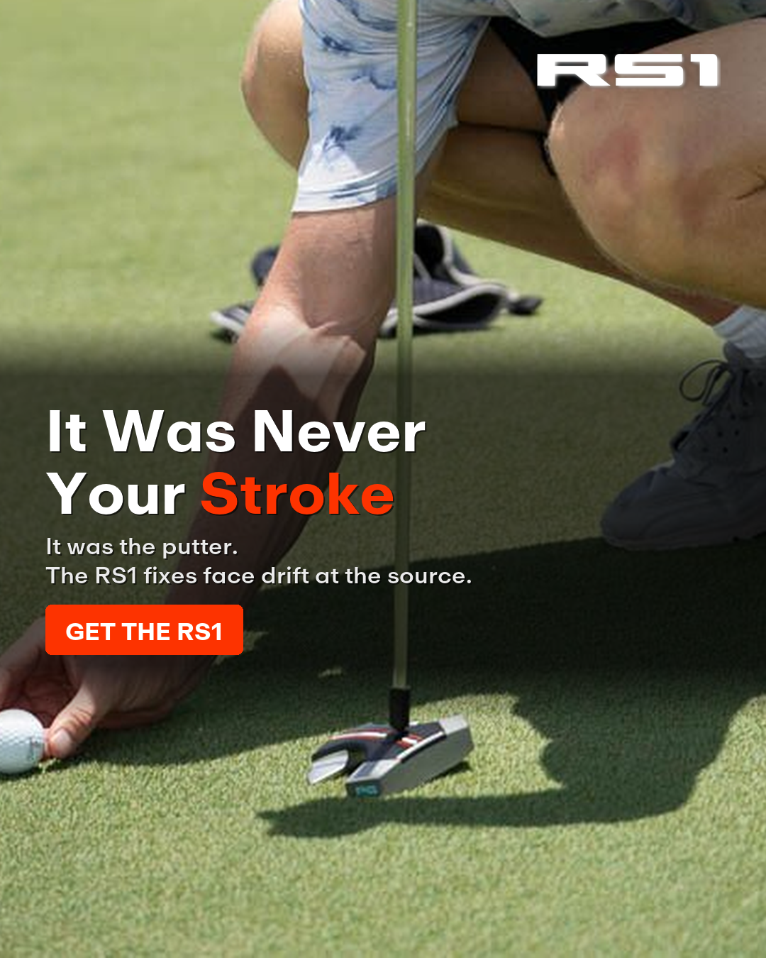 Performance Golf Facebook ad
