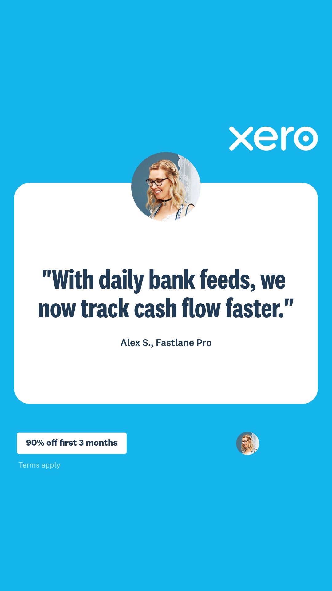 Xero Facebook ad