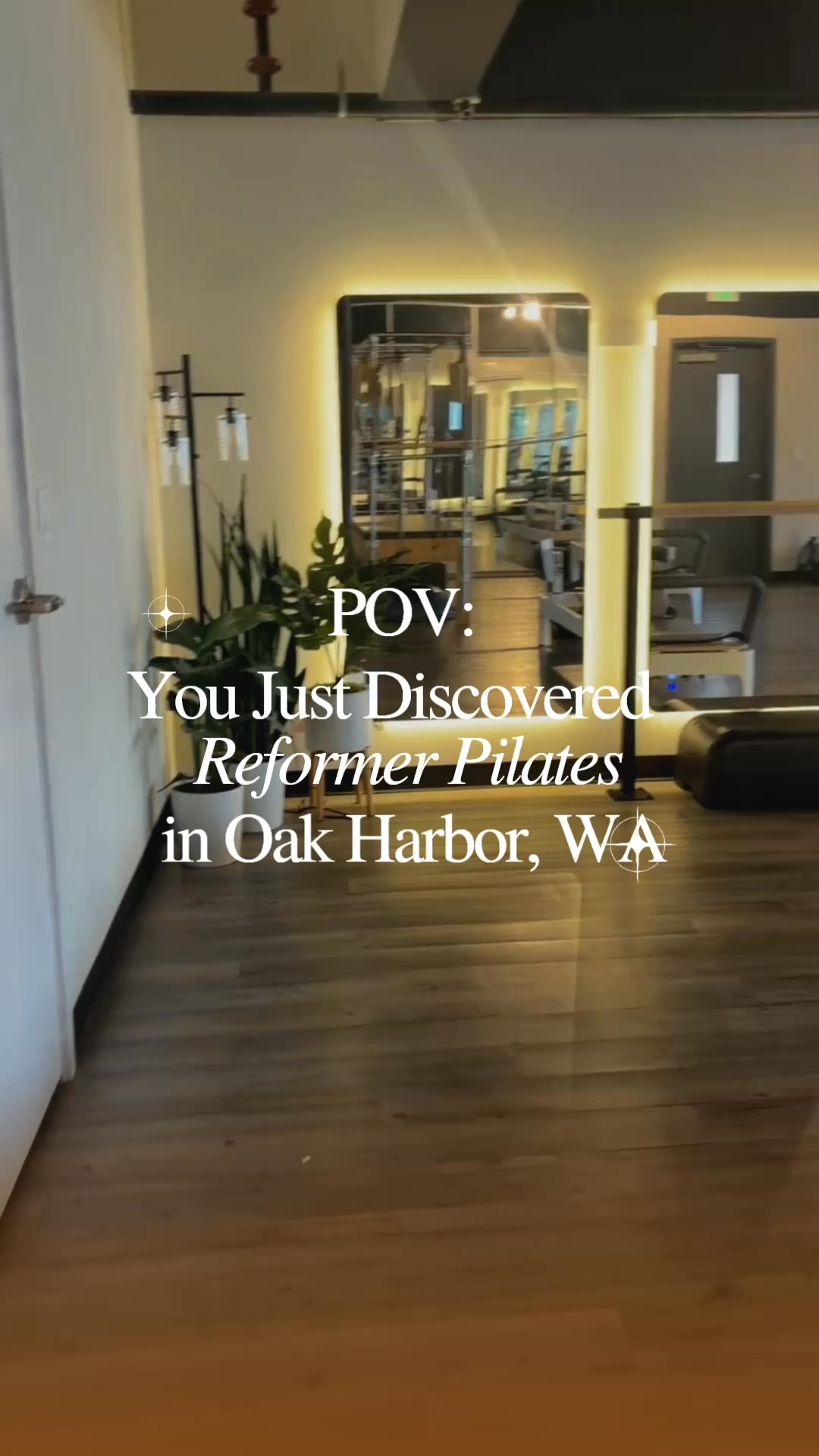 Pilates Collective- Oak Harbor Facebook ad: Oak Harbor, your Pilates era starts here.