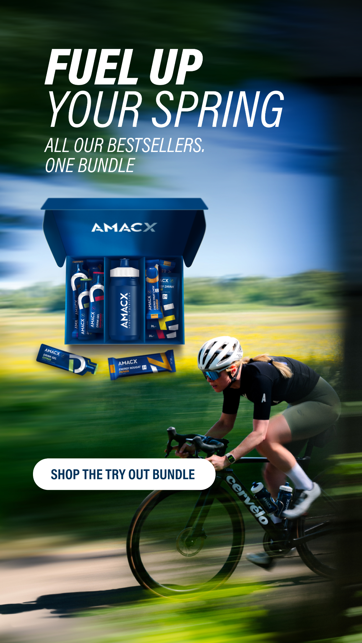 Amacx Sports Nutrition Facebook ad from Mar 6, 2026