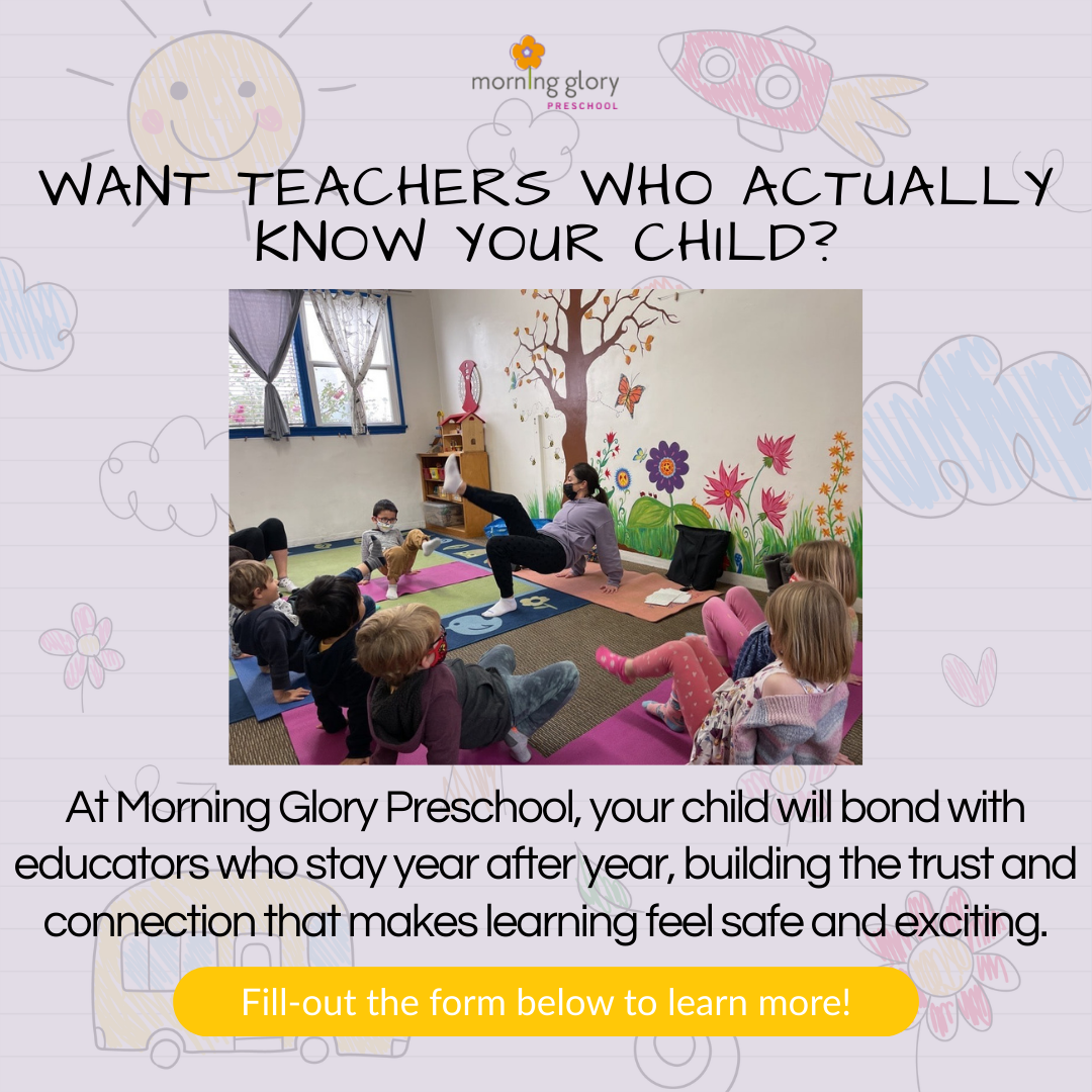 Morning Glory Preschool Facebook ad: PSA: Parents!