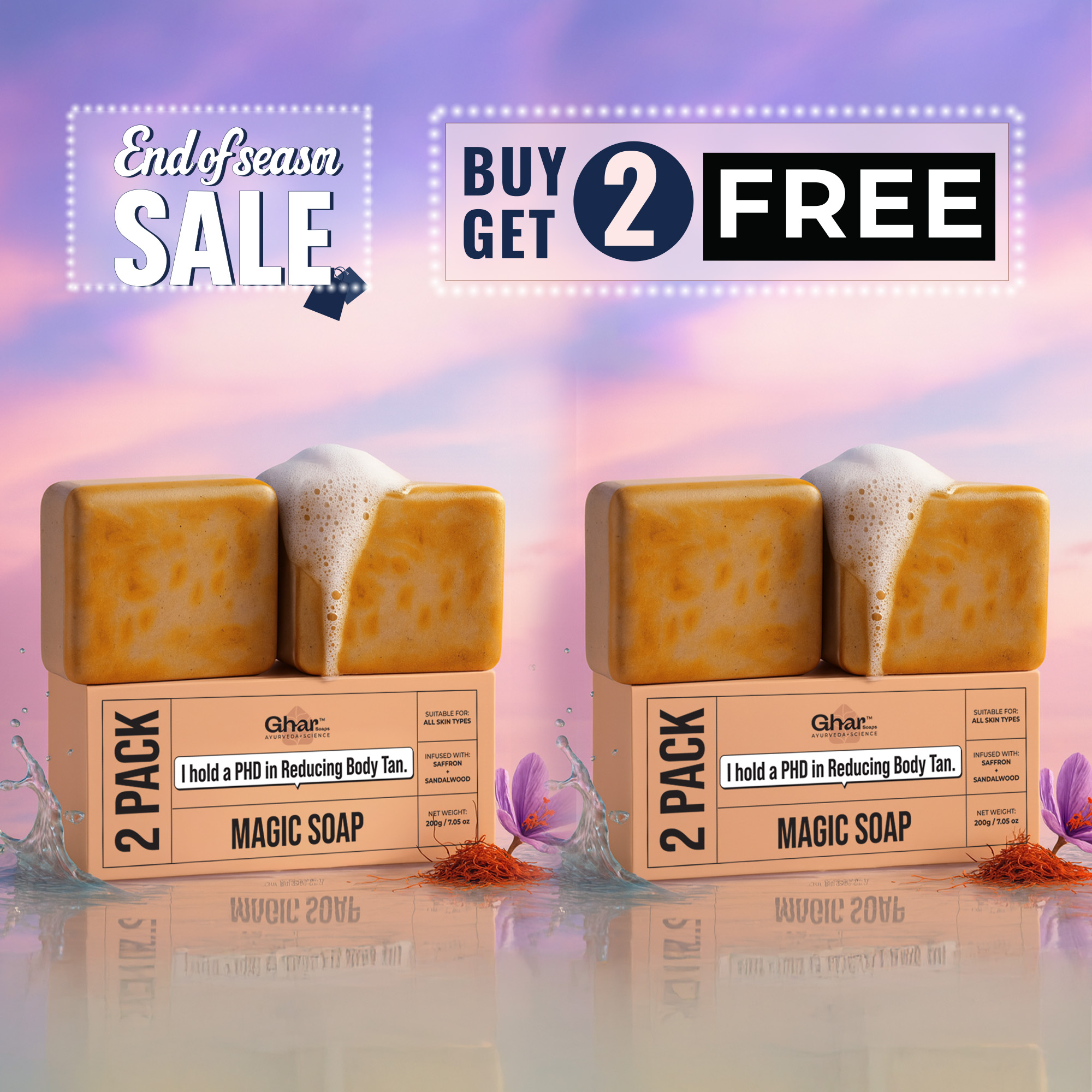 The Ghar Soaps Facebook ad