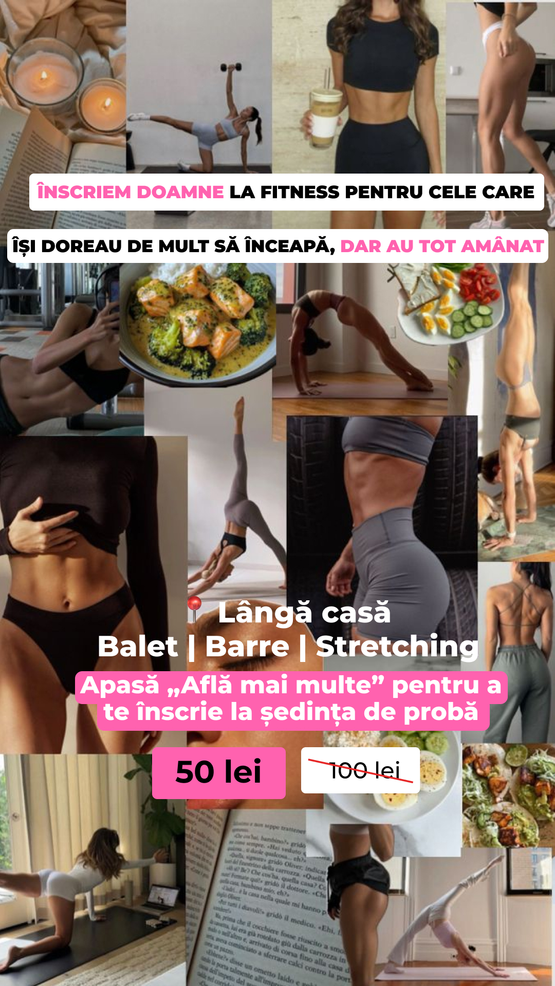 Levita -Bucureşti sală de balet și stretching Facebook ad: În București a fost lansată o nouă metodă…