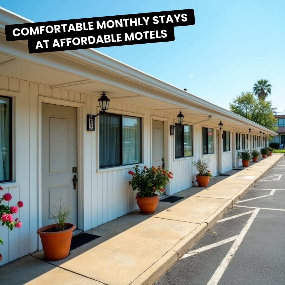 SearchLynk Focus Facebook ad: Monthly Motel Stays: Flexibility Unlocked!