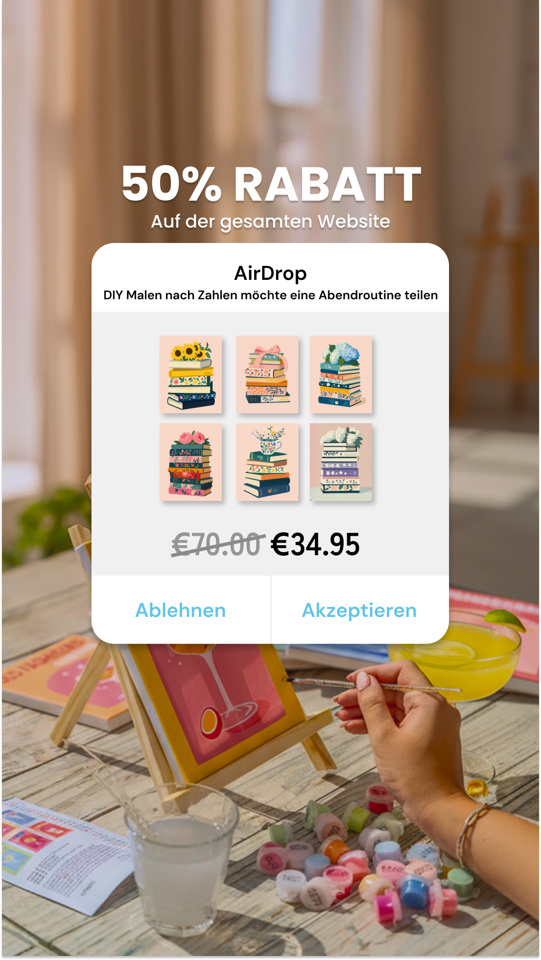 DIY - Malen nach Zahlen Facebook ad