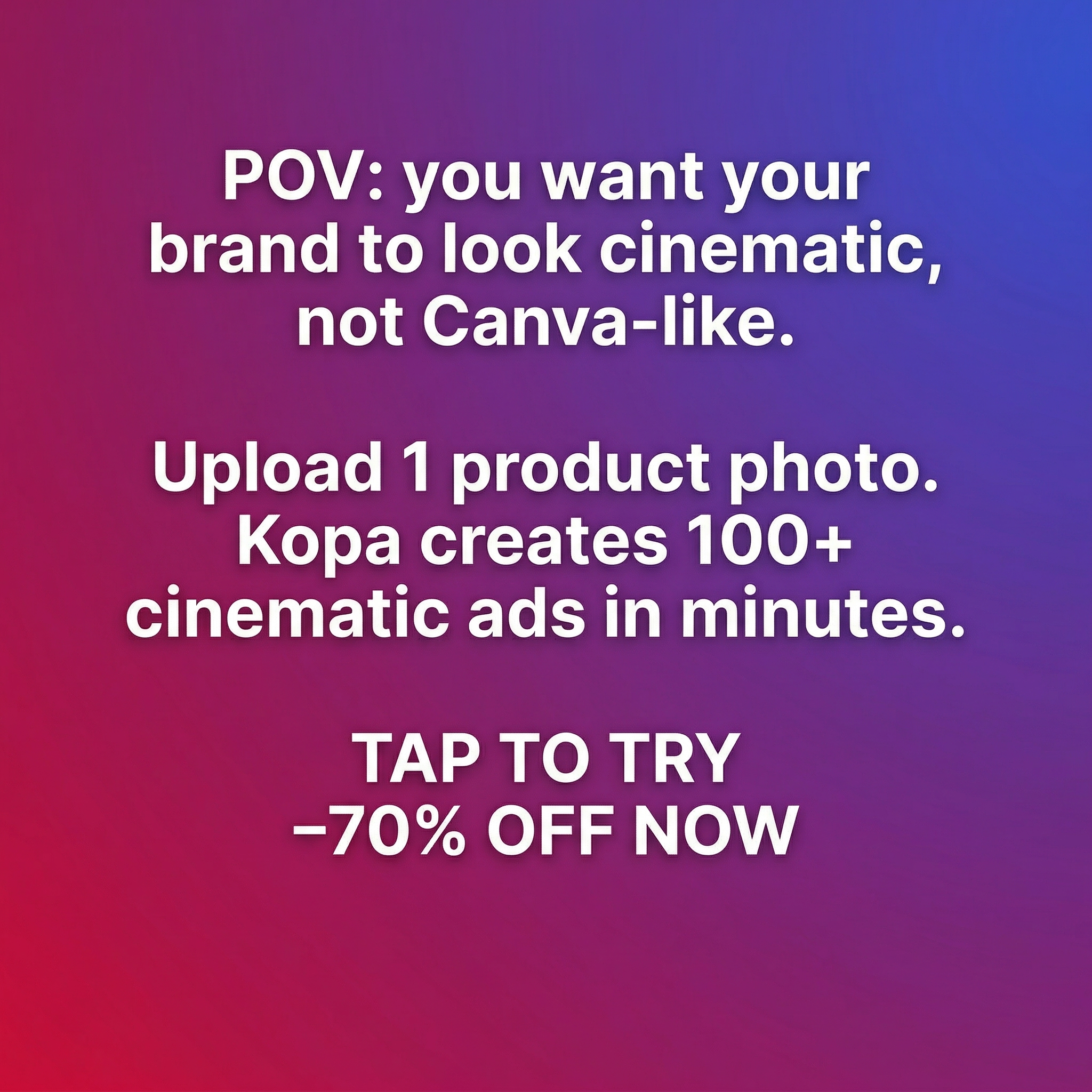 kopa.ai Facebook ad