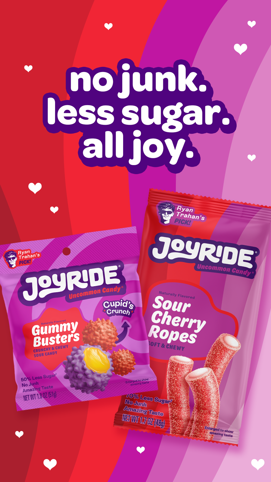 JOYRIDE Sweets Facebook ad from Feb 11, 2026