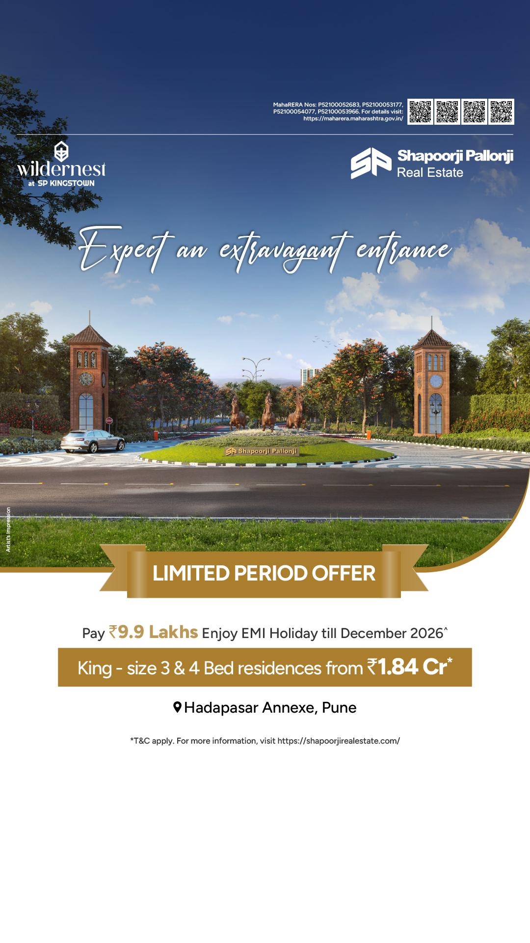 Shapoorji Pallonji Real Estate Facebook ad from Jun 19, 2026