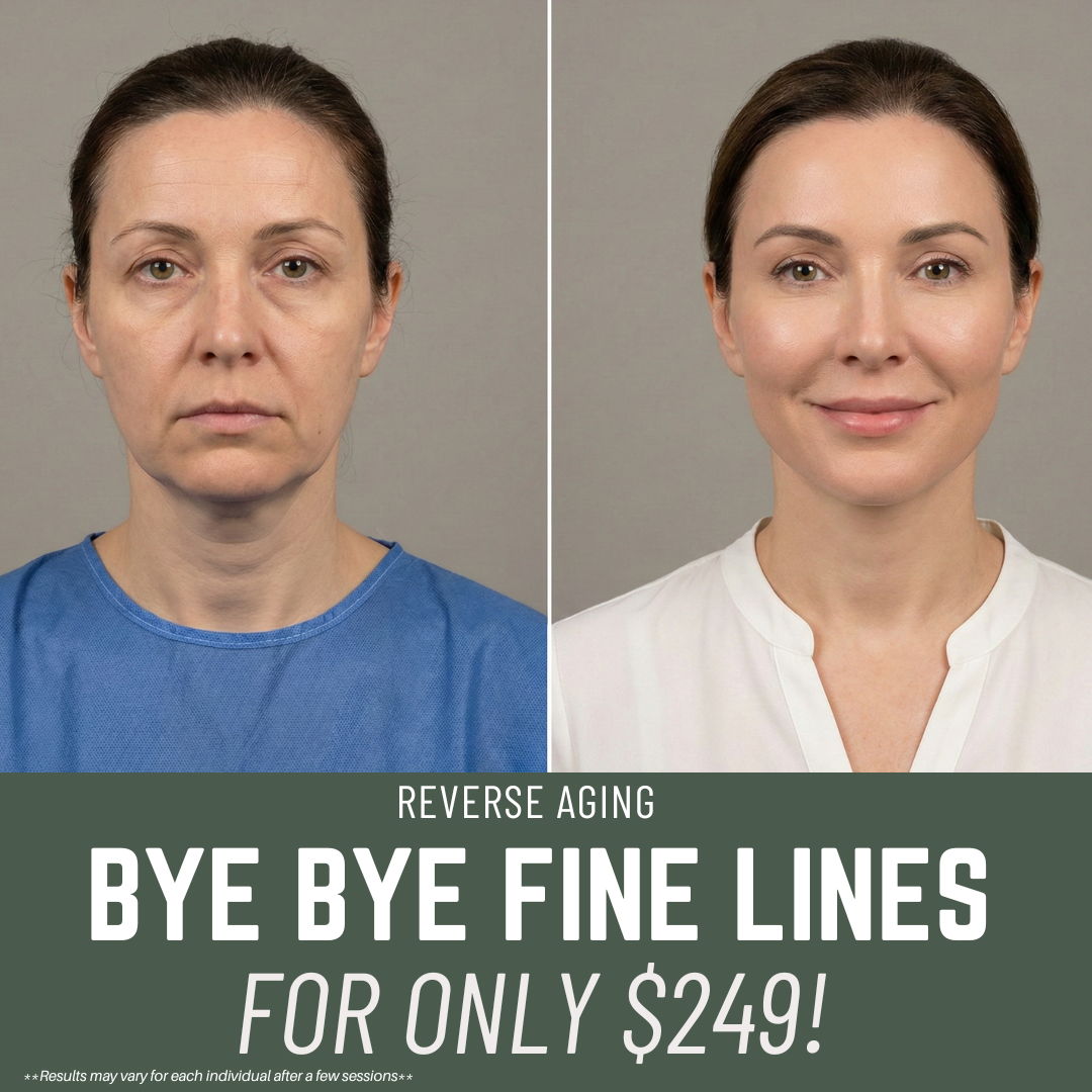 Skincredible Wichita Facebook ad: Bye Bye Fine Lines for Only $249!