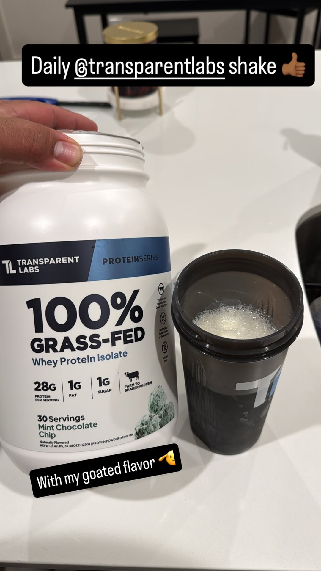 Transparent Labs Facebook ad
