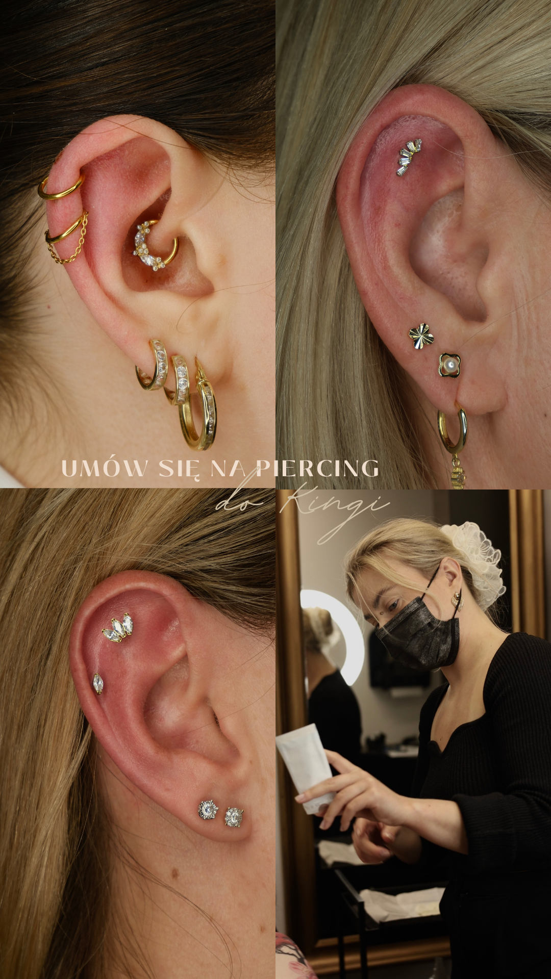 SZTORM Tattoo Studio Facebook ad: Piercing w Gdańsku