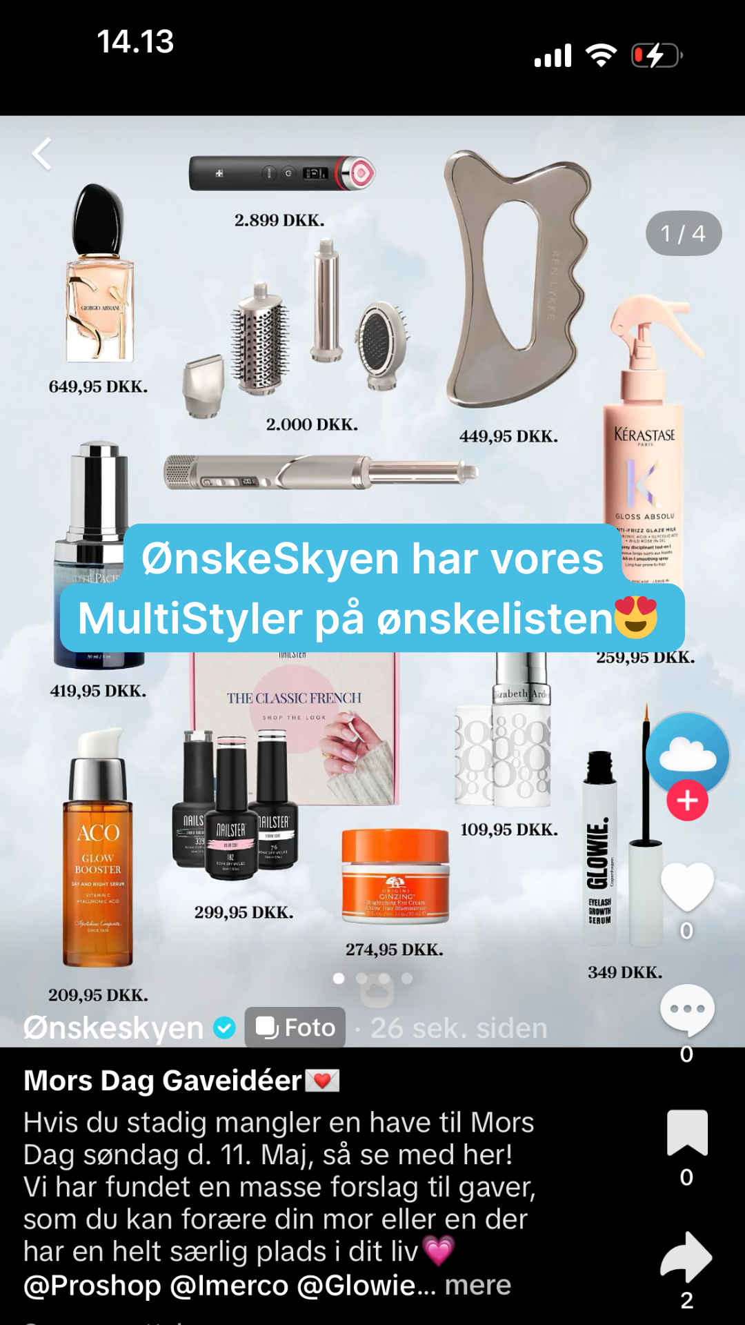 Care Copenhagen Facebook ad from May 23, 2025