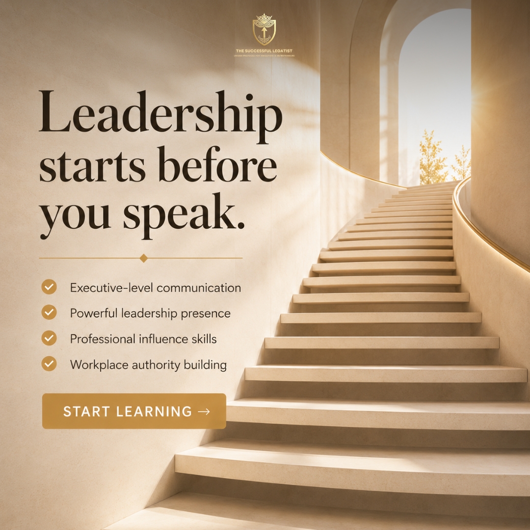 The Successful Legatist Facebook ad: Leadership Starts Before You Speak