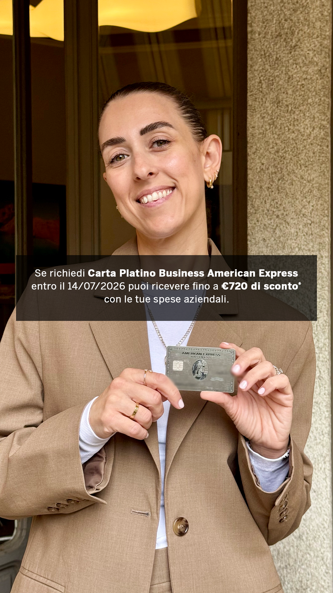 American Express Facebook ad