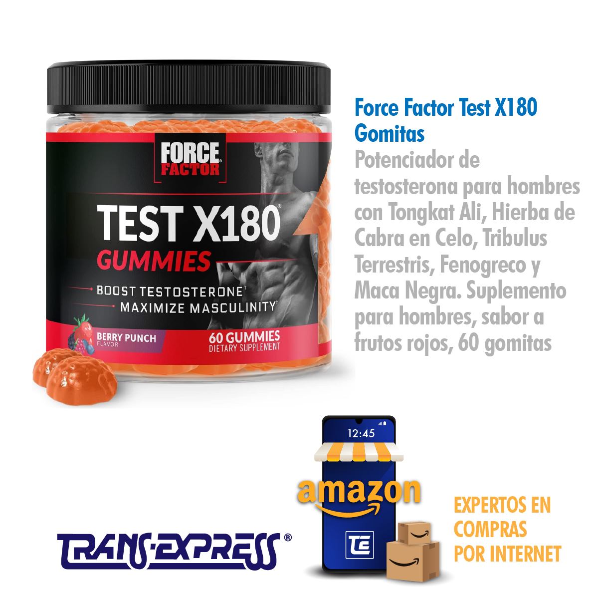 TransExpress Guatemala Facebook ad: Compra vitaminas y suplementos en Amazon y recibe…