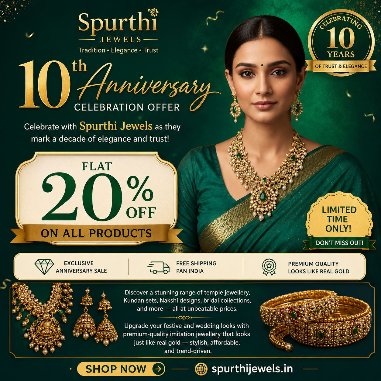 Spurthi Jewels Facebook ad