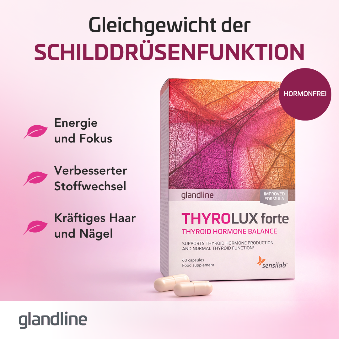 Sensilab Austria Facebook ad: Es war noch nie so einfach, eine träge Schilddrüse wieder…