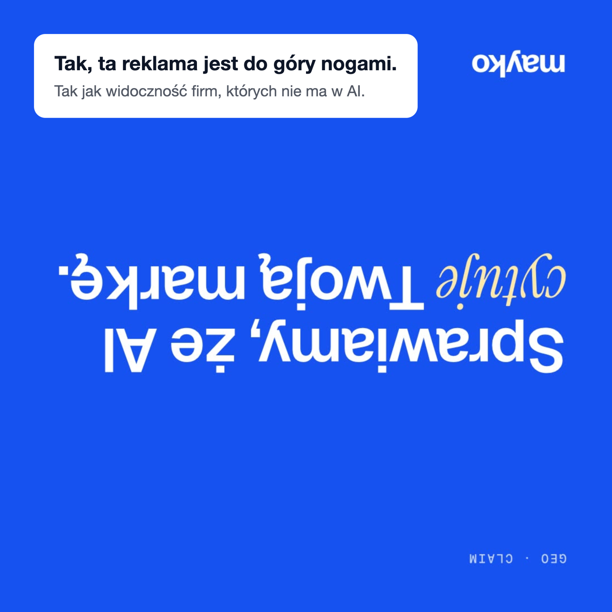 Agencja Mayko Facebook ad