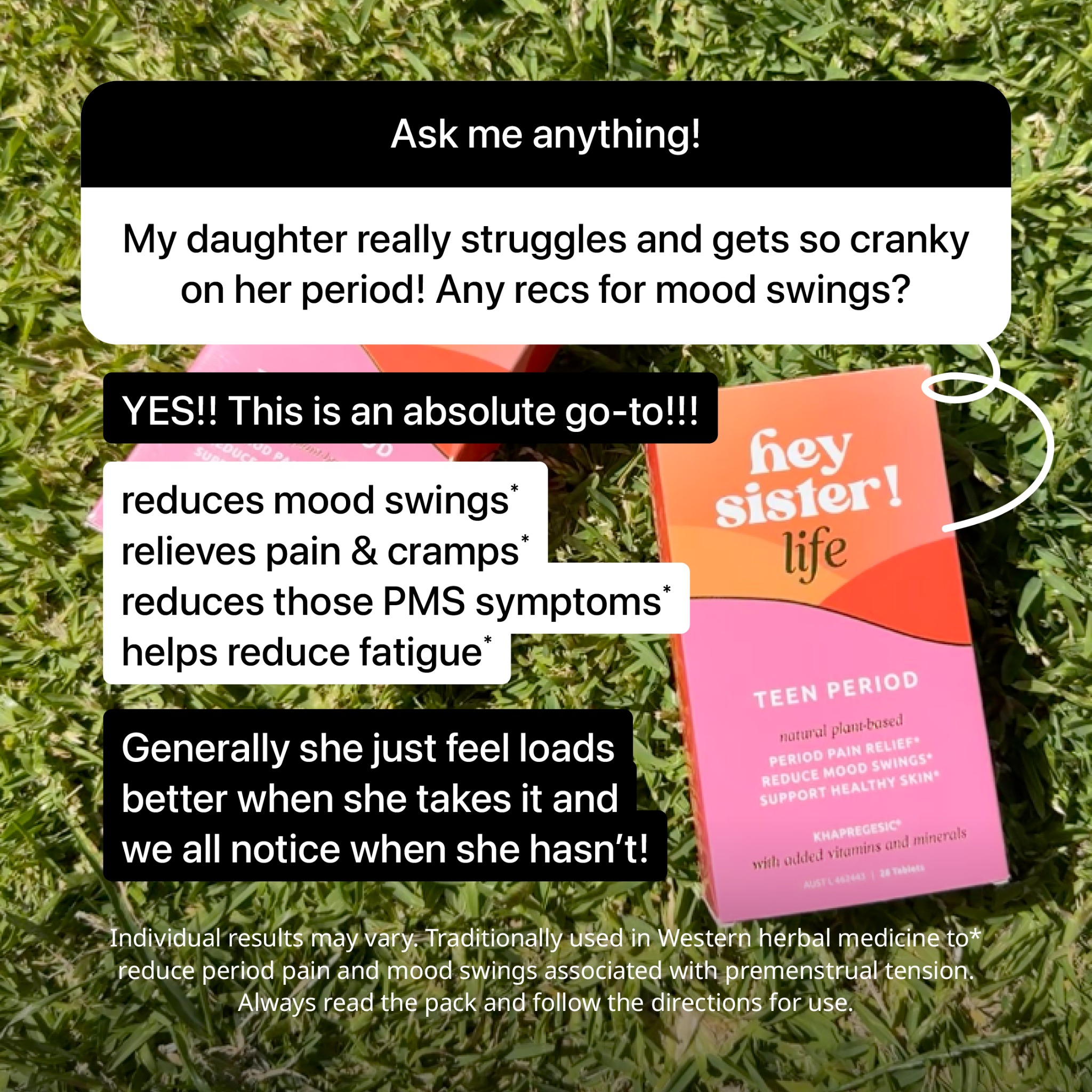 Hey Sister Facebook ad