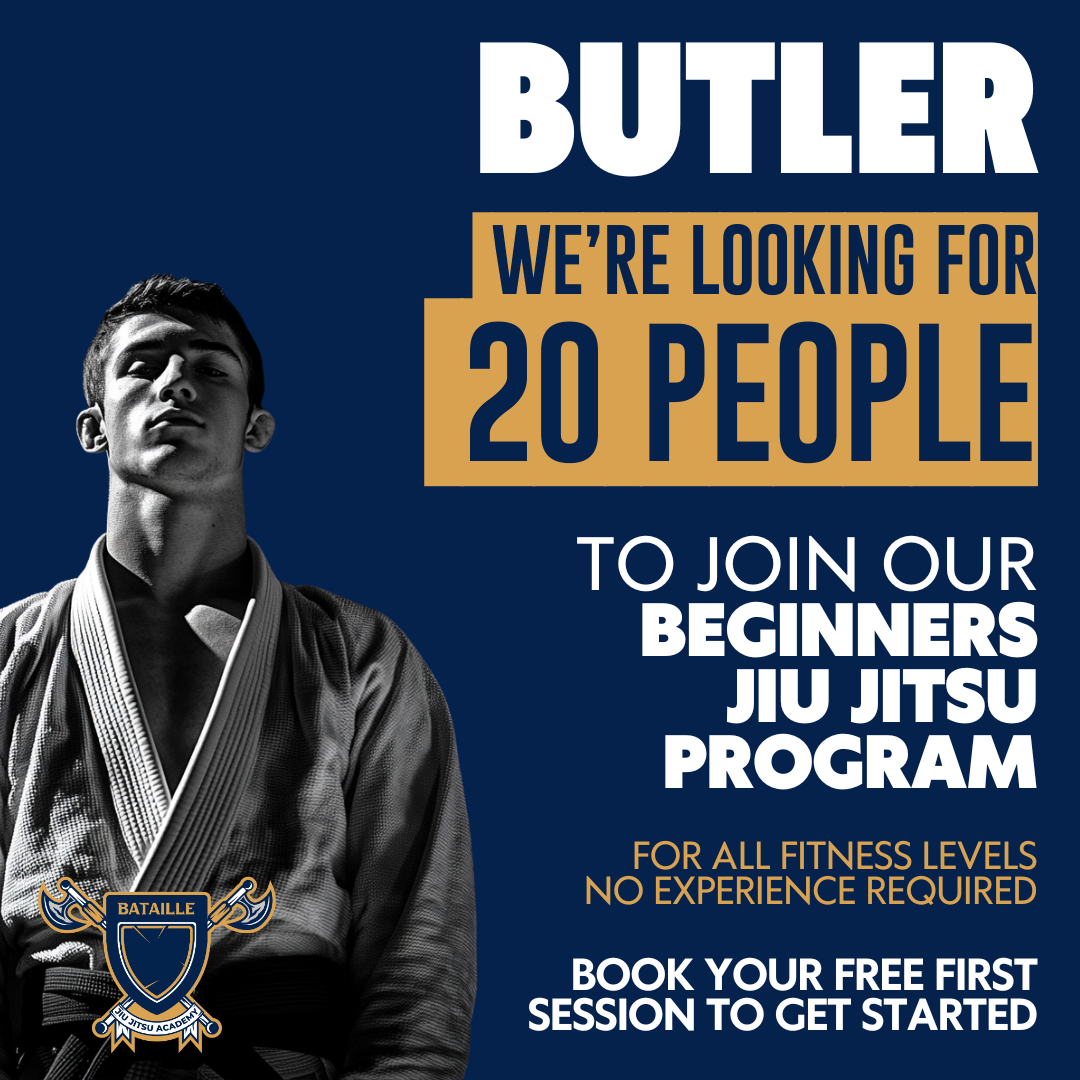 Bataille Jiu Jitsu Academy Facebook ad: BOOK YOUR FREE JIU JITSU SESSION