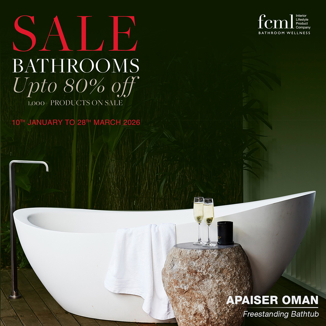 Fcml India Facebook ad: The FCML Bathroom Sale is Now Open.