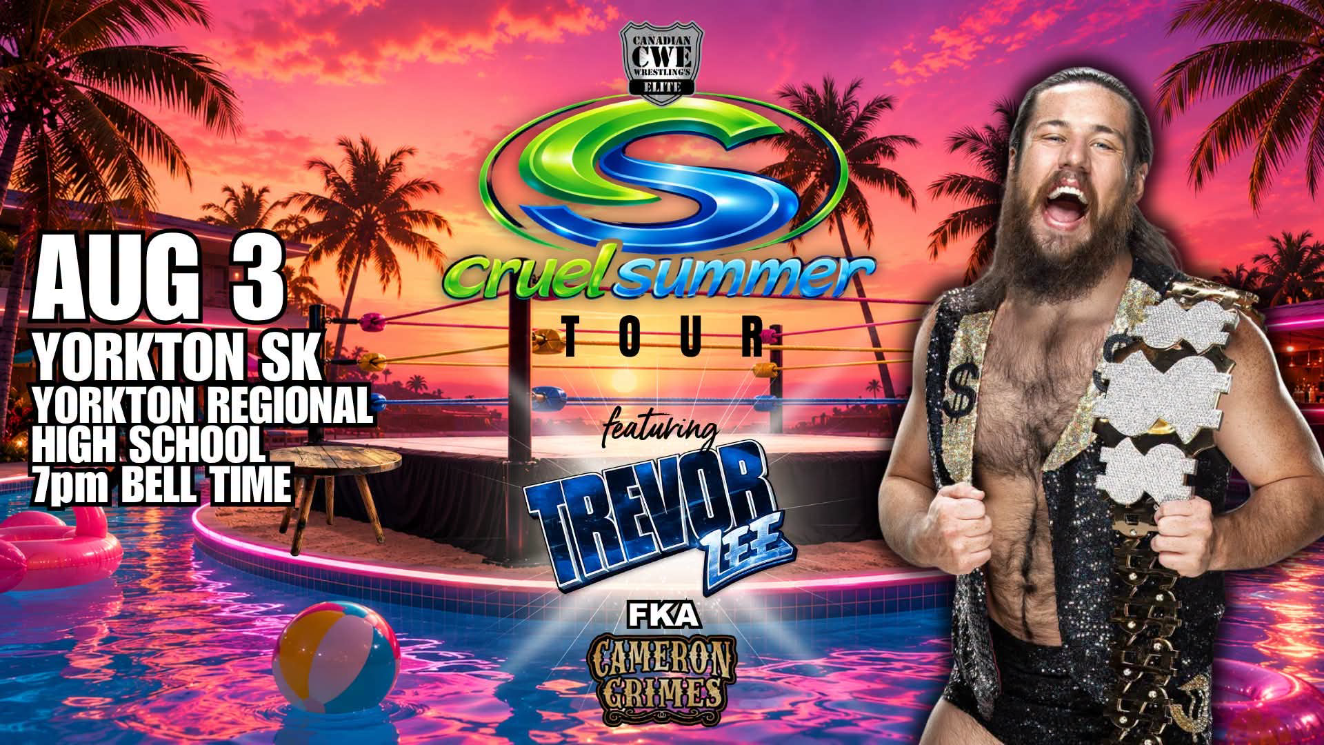 Canadian Wrestling's Elite Facebook ad